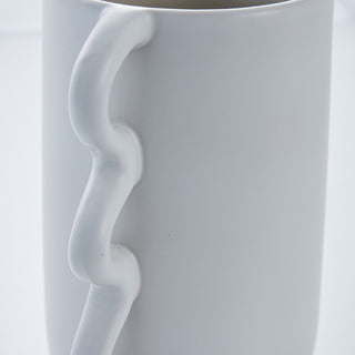 Suselle vase H20.3 cm. white