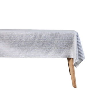 Olivia tablecloth 220x140 cm. beige striped