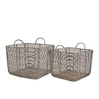 Harper basket set 40x40 cm. Nature