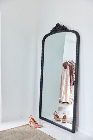 Halene mirror H180 cm. black