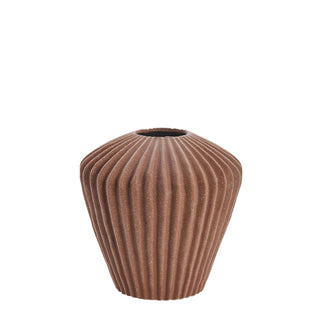 Susia vase H16.5 cm. brown