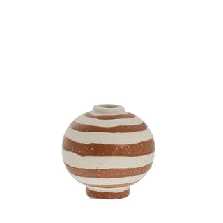 Aniella vase H11 cm. golden brown