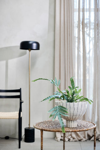 Sofillia floor lamp 28x150cm. black marble