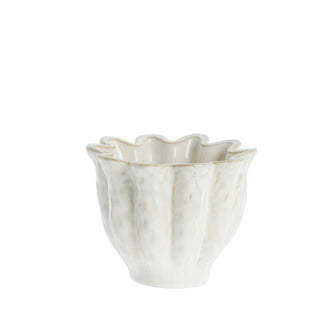 Vielle hides in ceramic Ø14 cm. off white