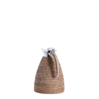 Norah thermos jug in wicker rattan