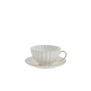 Camille cup/saucer 7 cm off-white