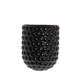 Dotsie wall-hung wall pot H20 cm. black