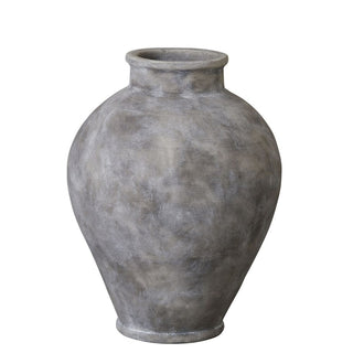 Anna vase H48 cm. antique gray