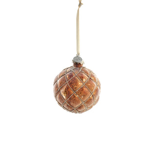 Norille Christmas ball 8 cm brown