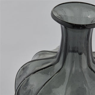 Miyanne vase H21 cm. smoky gray