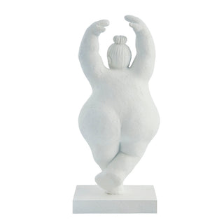 Serafina kvinde figur H28 cm. hvid