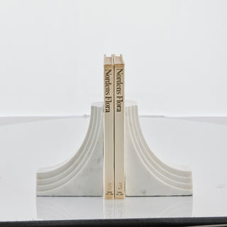 Ellia bookend marble white