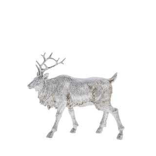 Sessia deer H20 cm. silver