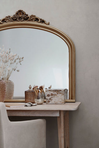 Halene mirror H108 cm. light gold