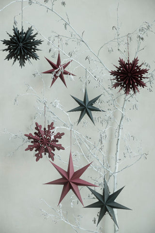 Pappia paper star 40 cm red