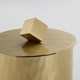 Ellivia jar 12x12 cm. light gold