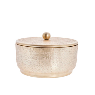 Lavia jar Ø16.5 cm. light gold