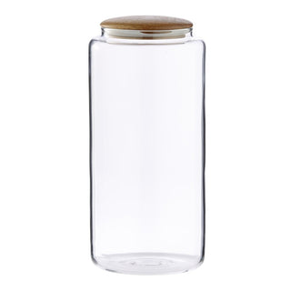 Cristella jar H24 cm. transparent