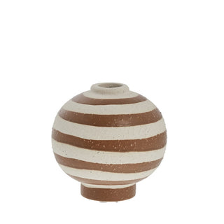 Aniella vase H13.5 cm. golden brown