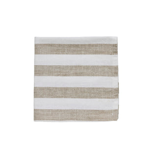 Olivia napkin 40x40 cm. beige striped