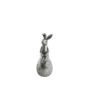 Semina Easter Bunny Figure silver 15.2 cm.