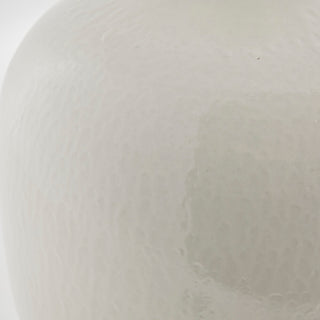 Vasilia vase in stoneware 39.5cm. off white