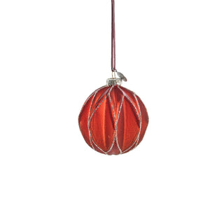 Navina Christmas ball 8 cm red