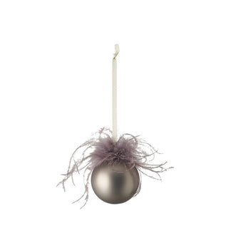 Noria ball Christmas tree decoration H9 cm. light brown