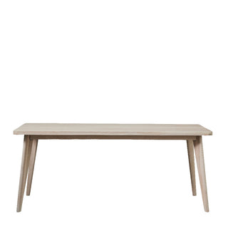 Ellie dining table 75x80 cm. White wash oak