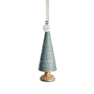 Alana Christmas tree hanger dusty green H12.5 cm