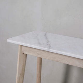 Ellie console table marble