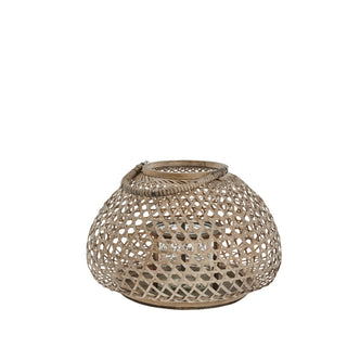 Novienne lantern 25x30 cm. Natural wicker