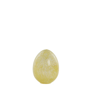 Murina Glass Egg 15 cm. yellow