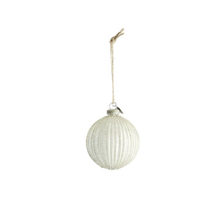 Norille Christmas ball H9 cm. off white