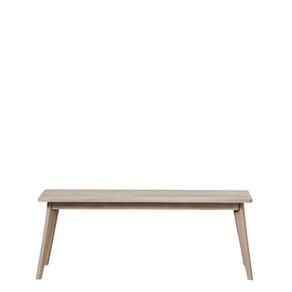 Ellie bench 45x30 cm. White wash oak