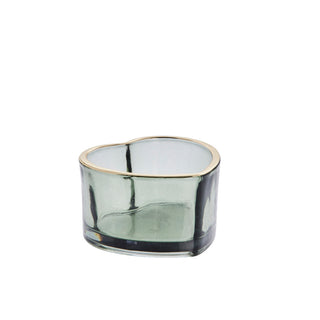 Melia Christmas candle holder H4.5 cm. dark green