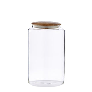 Cristella jar H19 cm. transparent