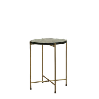 Marla side table 50x37 cm. smoked glass