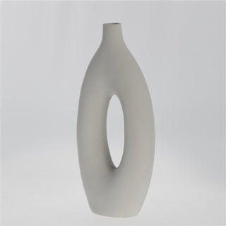 Catia vase H33 cm. sølvgrå