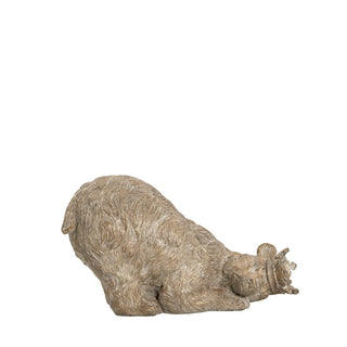 Sebina polar bear 11.5 cm antique light gold