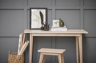 Ellie desk 75x55 cm. White wash oak