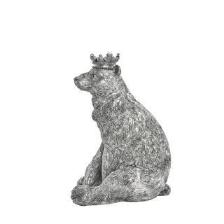 Sebina polar bear 20 cm antique silver