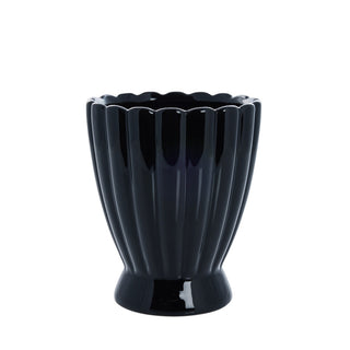 Shenella flower pot cover H18 cm. black