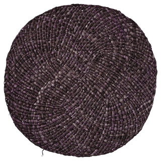 Alva placemat dark purple Ø38 cm.