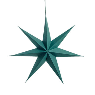 Pappia paper star 40 cm dark green