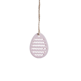 Dehlia Easter pendant ceramic H5.2 cm light pink