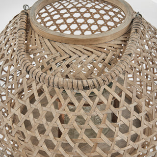 Novienne lantern 25x30 cm. Natural wicker