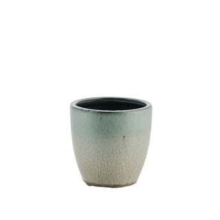 Milenne flower pot cover Ø14cm dusty green