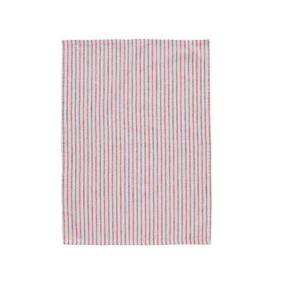 Olivia tea towel 70x50 cm. red striped