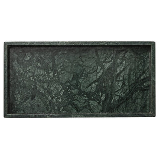 Marble decoration tray 40.5x20.5 cm.